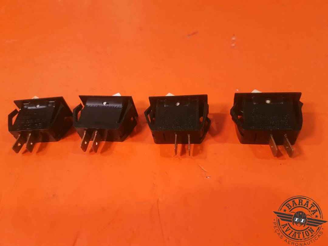 S2160-1 CARLING SET OF 4 ROCKER SWITCH  MINI 5/10A - 250/125 VAC
