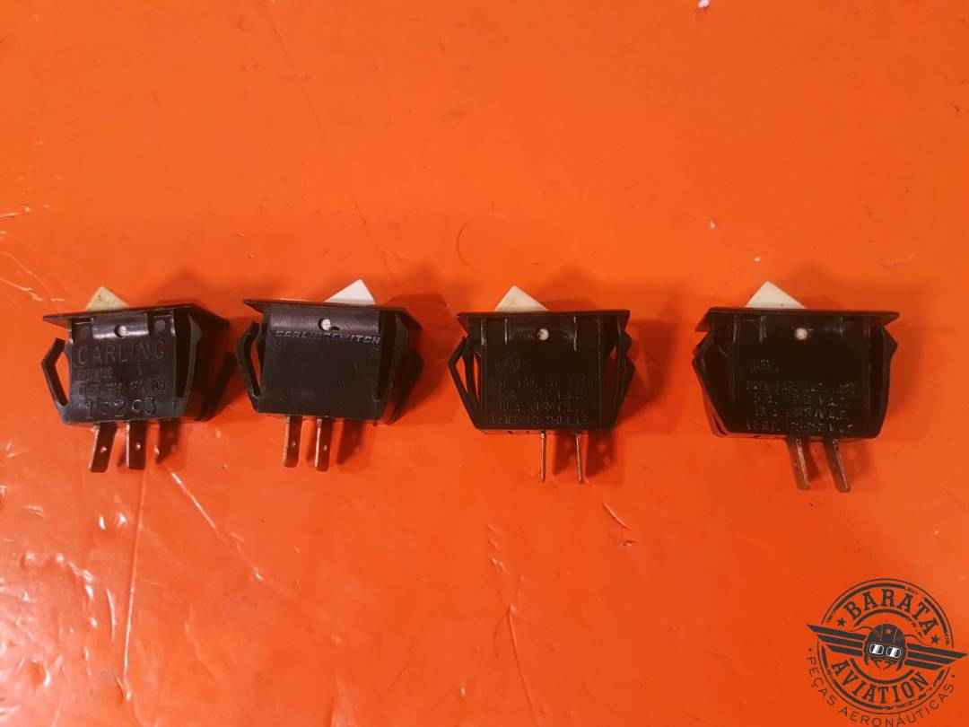 S2160-1 CARLING SET OF 4 ROCKER SWITCH  MINI 5/10A - 250/125 VAC