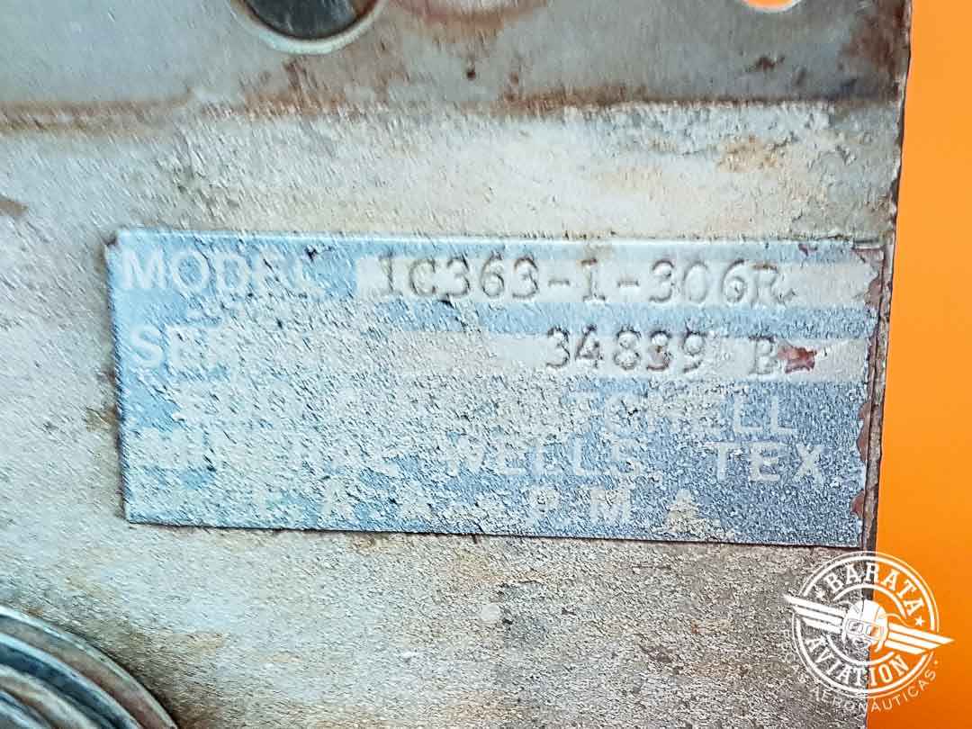 Servo PA Century III Com Cabo de Comando e Fixador do Cabo Edo Aire P/N 1C363-1-306R