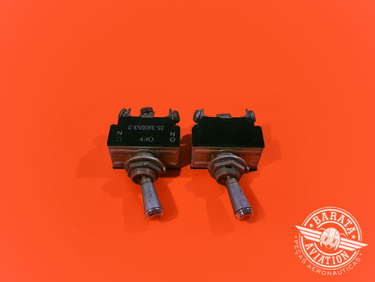 Switch 3 Positions, Auxiliary Fuel Pump, Heat and Blower P/N 35-380053-3