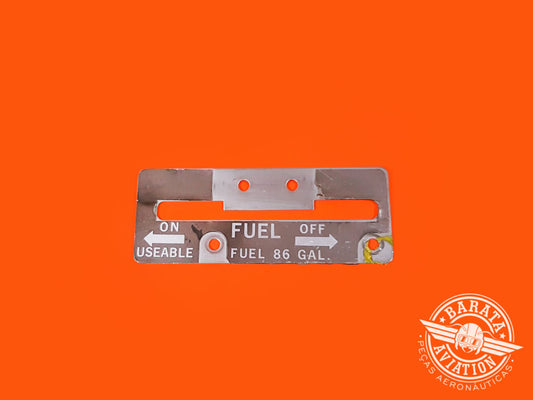 ON FUEL OFF PLACARD - P/N 98000-59