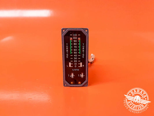 DUAL TURBINE TACHOMETER (%RPM) - P/N 3581470-1001