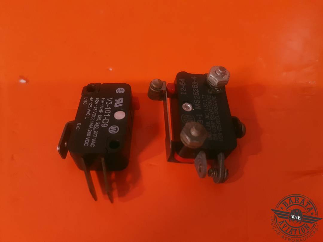MS25253-3 MICRO SET OF 2 MINIATURE SWITCH