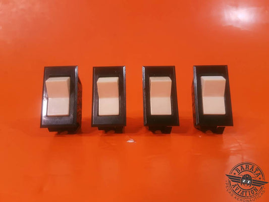 S2160-1 CARLING SET OF 4 MINI ROCKER SWITCH  5/10 AMPS - 250/125 VAC