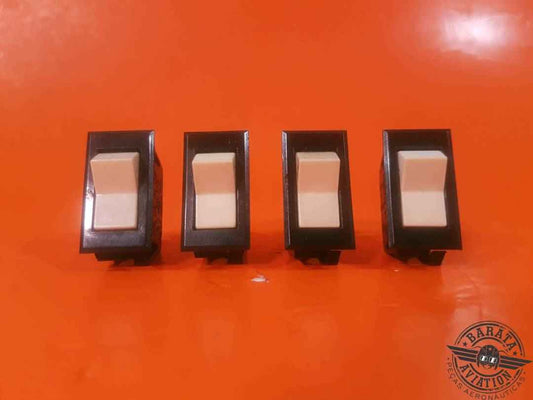 S2160-1 CARLING SET OF 4 MINI ROCKER SWITCH  5/10 AMPS - 250/125 VAC