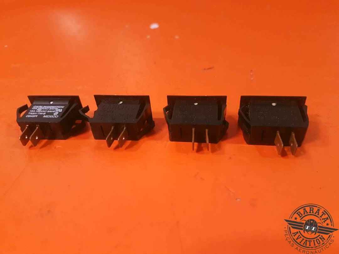 S2160-1  CARLING SET OF 4 MINI ROCKER SWITCH 10A/15A - 250VAC/125VAC