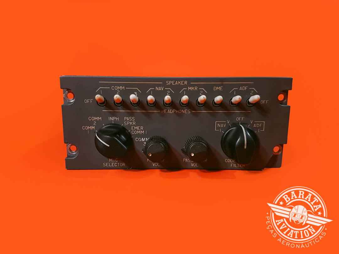 PAINEL DE CONTRODE DE AUDIO 28VDC - P/N 1460-1