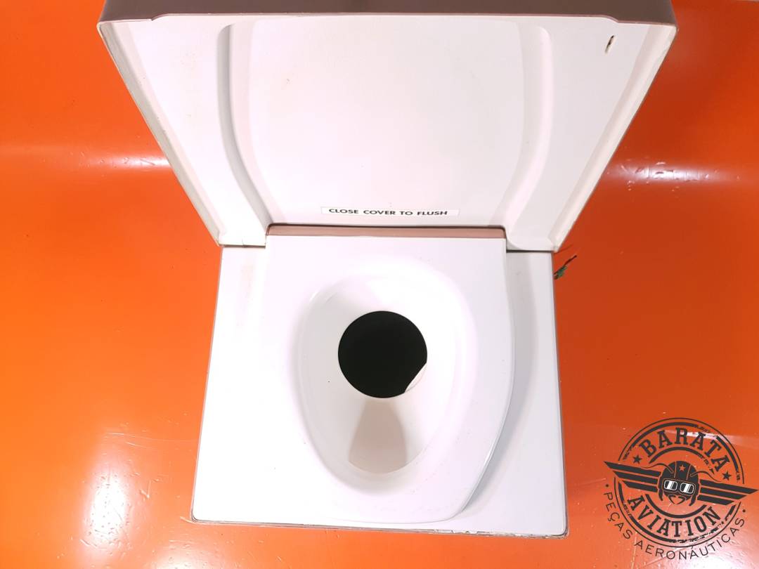 TOILET ASSY P/N: 6002-50 *NOTE: TOILET PUMP IS INOPERATIVE AND PUMP BRACKET IS BROKEN*