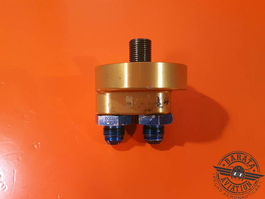 ADAPTADOR, MOTOR - FLUJO DE COMBUSTIBLE N/P: OFB-17