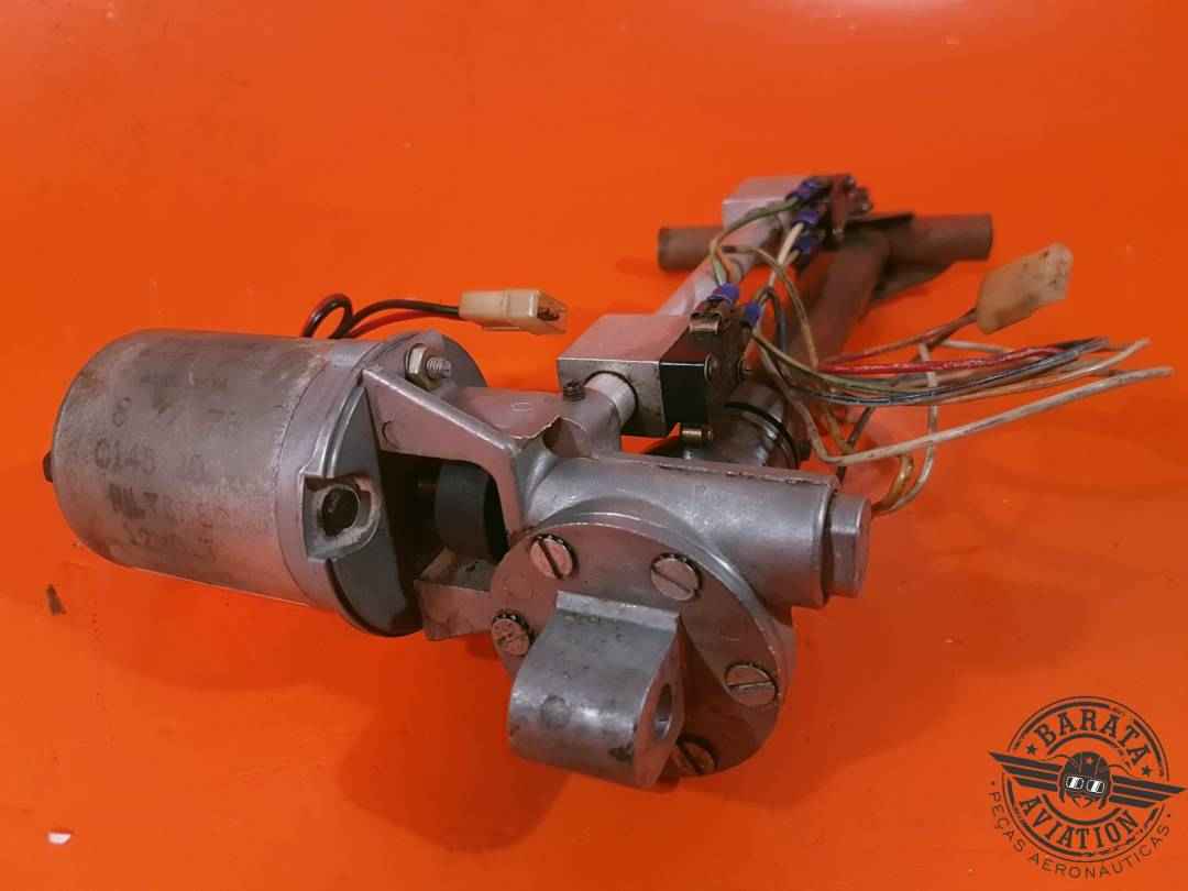 CESSNA FLAP ACTUATOR MOTOR 12/14 VDC; FLAP TUBE ASSEMBLY INCLUDED P/N: C301002-0101