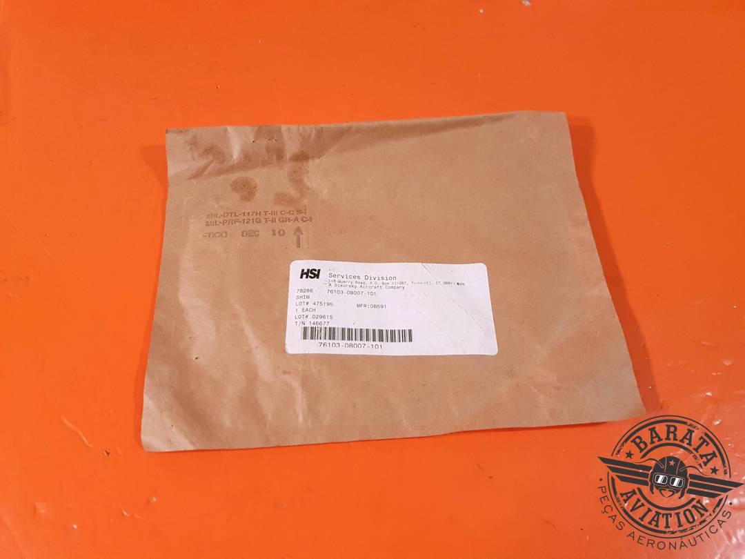 SHIM (HUB) NEW SURPLUS P/N: 76103-08007-101