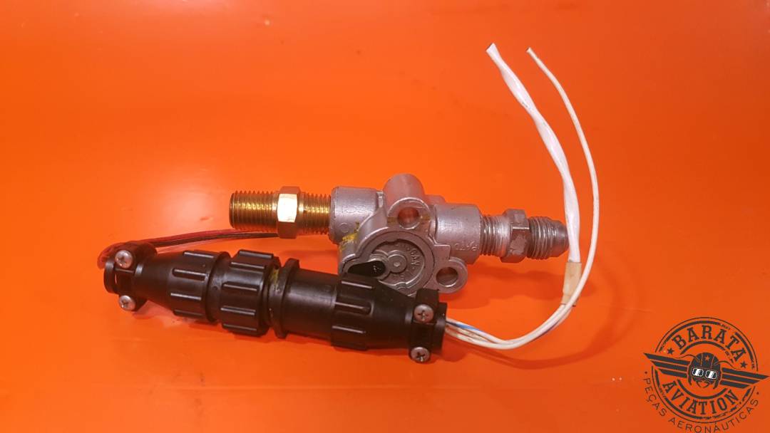 201 FLOSCAN FUEL FLOW TRANSDUCER W/ FITTINGS P/N: 201