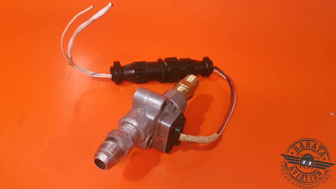 201 FLOSCAN FUEL FLOW TRANSDUCER W/ FITTINGS P/N: 201