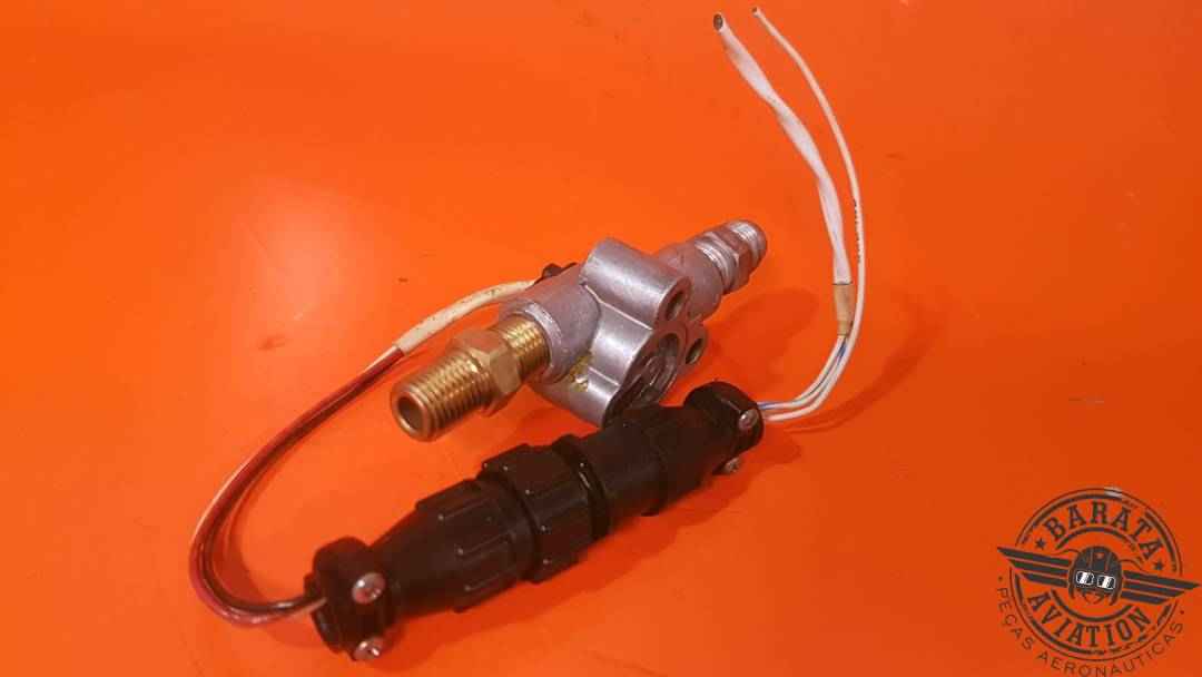 201 FLOSCAN FUEL FLOW TRANSDUCER W/ FITTINGS P/N: 201