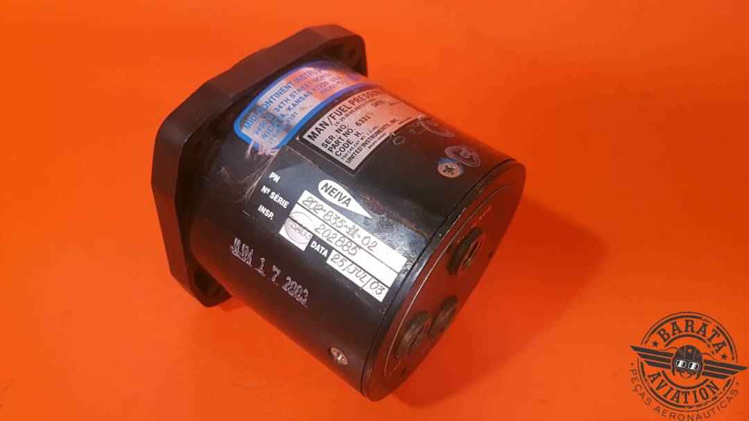 UNITED INSTRUMENTS MANIFOLD PRESSURE AND FUEL FLOW INDICATOR P/N: 6331