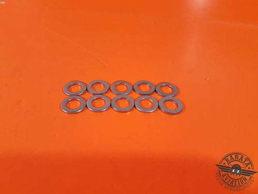 SET WITH 10 WASHERS P/N: NAS1149C04563R NEW