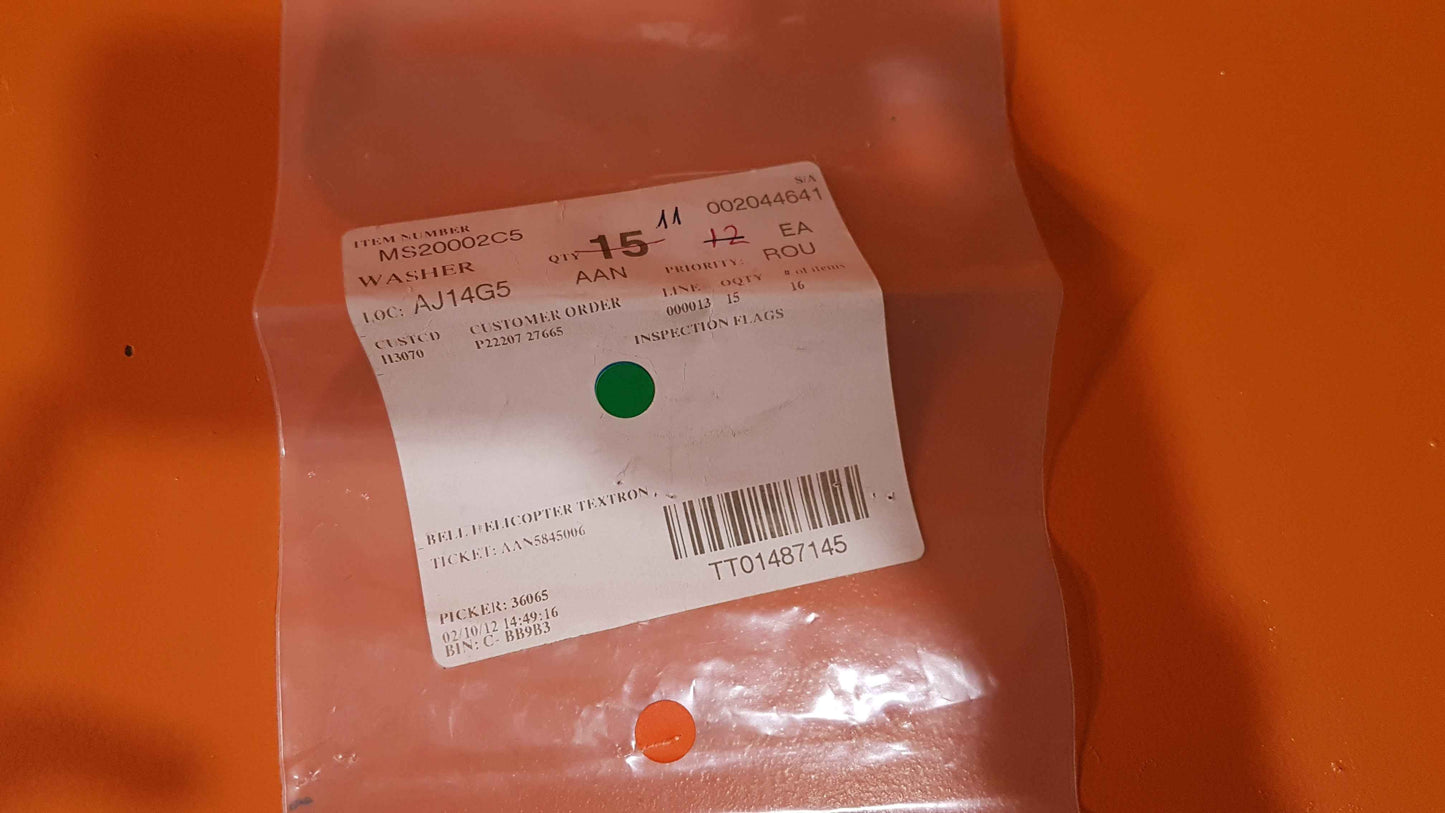 MS20002C5 Kit with 2 Washers