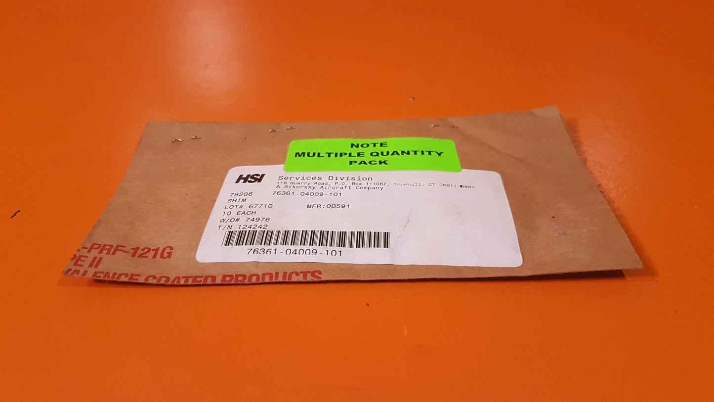 76361-04009-101 Sikorsky Shim Pack