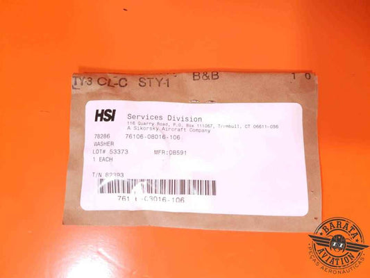 WASHERS P/N: 76106-0806-106