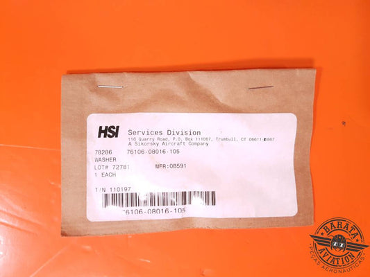 WASHERS P/N: 76106-08016-105