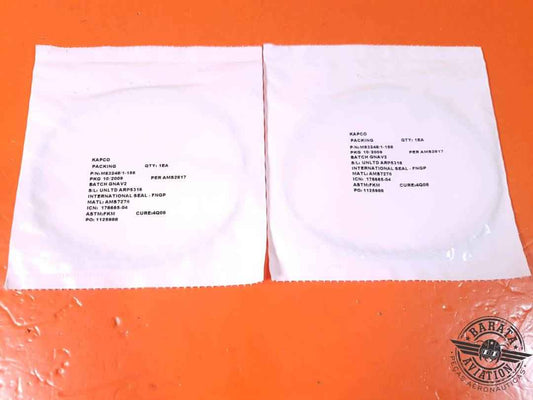 SET WITH 2 O-RING NEW SURPLUS P/N: M83248-1-158