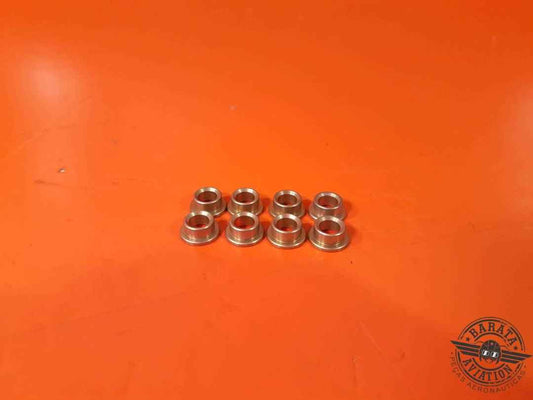 SET WITH 8 BUSHING FLANGED PRESS FIT P/N: NAS77-4-016