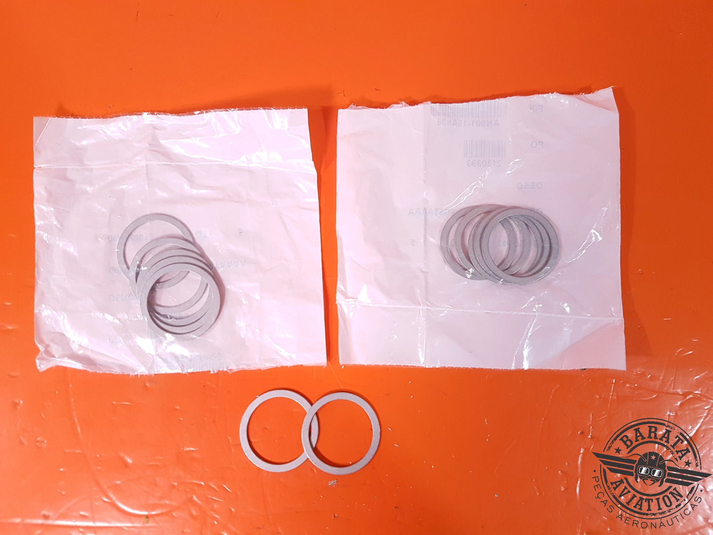 JUEGO CON 12 JUNTAS METÁLICAS P/N: AN901-16A