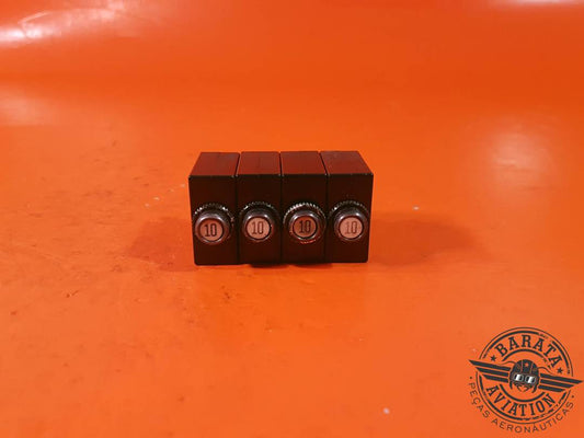 SET OF 4 CIRCUIT BREAKERS 10 AMP P/N: S-1360-10L P/N2/: 435-210-105