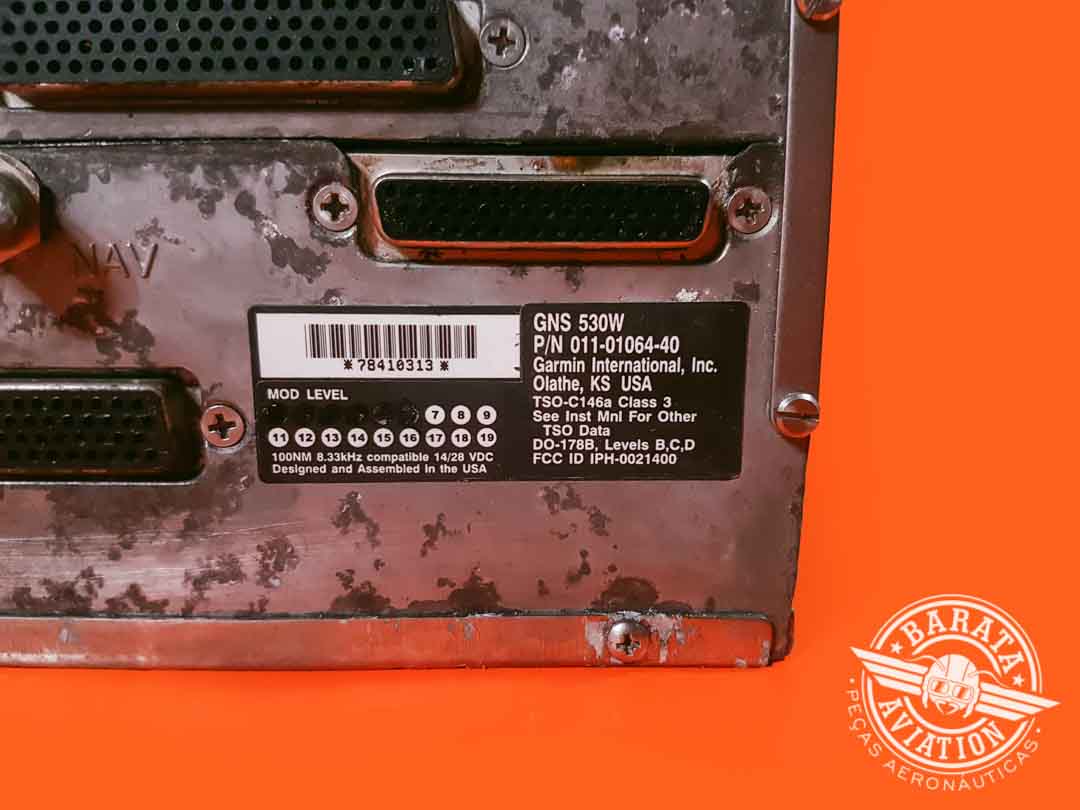 GNS 530W - WAAS GPS/NAV/COMM - APENAS PARTES - PN : 011-01064-40