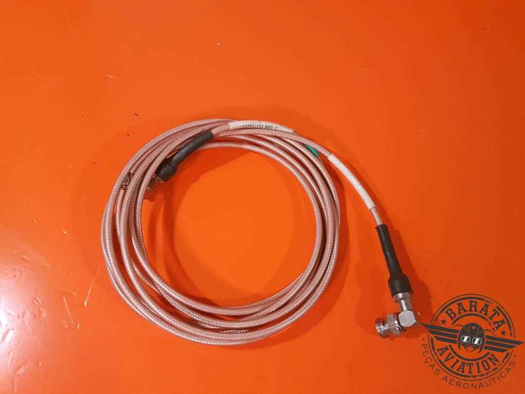 COAX CABLE RG 400 WITH STIVER CONNECTOR; MEDIDAS DO CABO; 3,56 CM/11,70 FT.