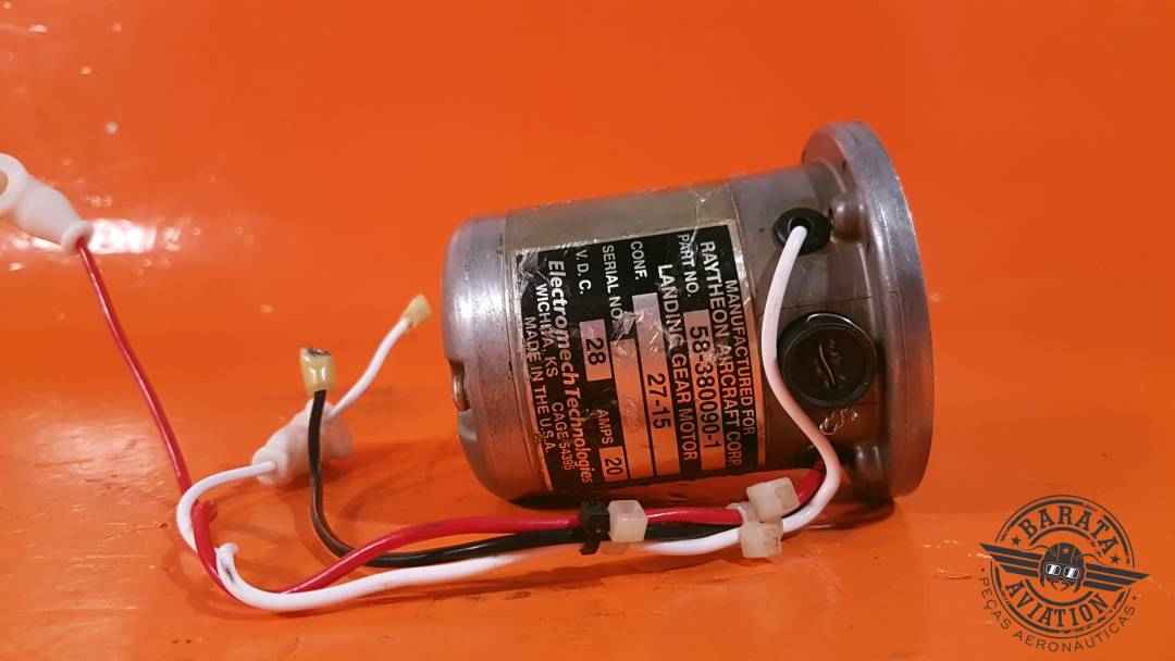 58-380090-1 Raytheon Landing Gear Motor- 28 vdc - 20 amps