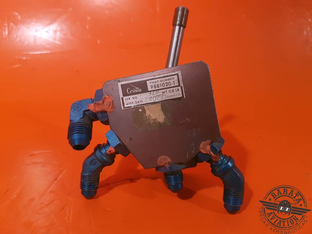 9881020-1 CESSNA HYDRAULIC SELECTOR VALVE ASSY LANDING GEAR