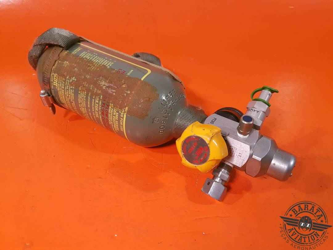 SCOTT  OXYGEN REGULATOR & CYLINDER ASSY  P/N 5500-A1A-E20A