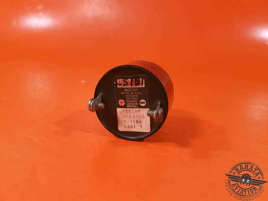 MALLORY SONALERT WARNING HORN 6-28 VDC P/N: SC628P