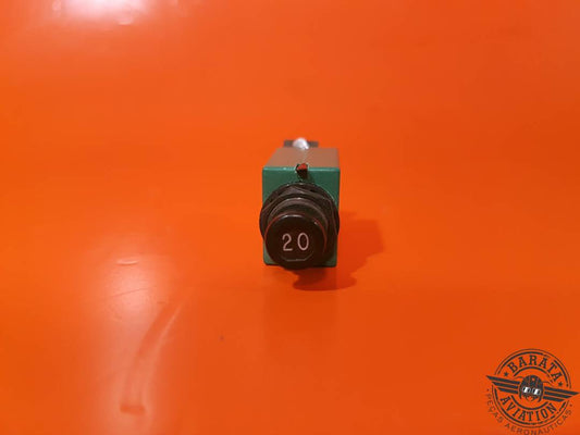 KLIXON CIRCUIT BREAKER 20 AMP  P/N: 2TC12-20