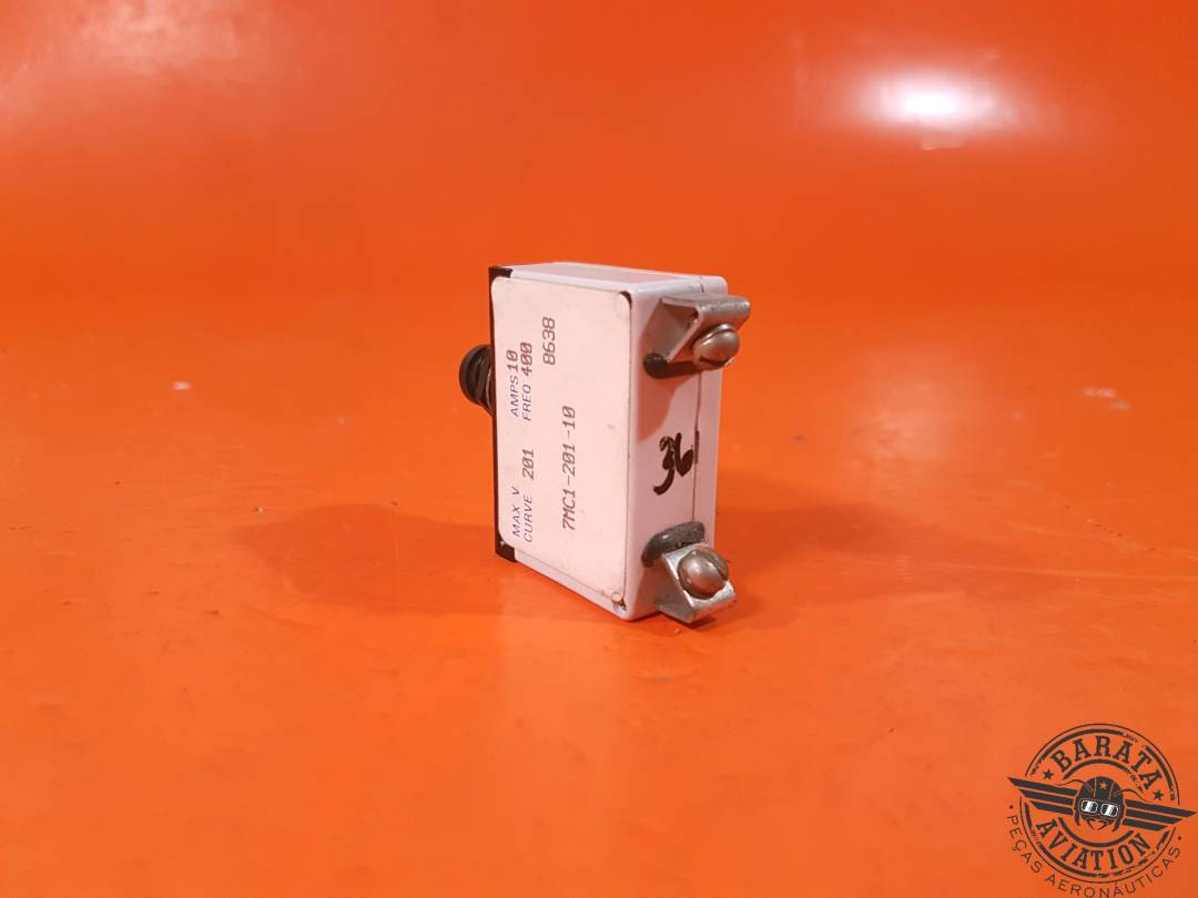BOMBARDIER CIRCUIT BREAKER 10 AMPS P/N: 7MC1-201-10