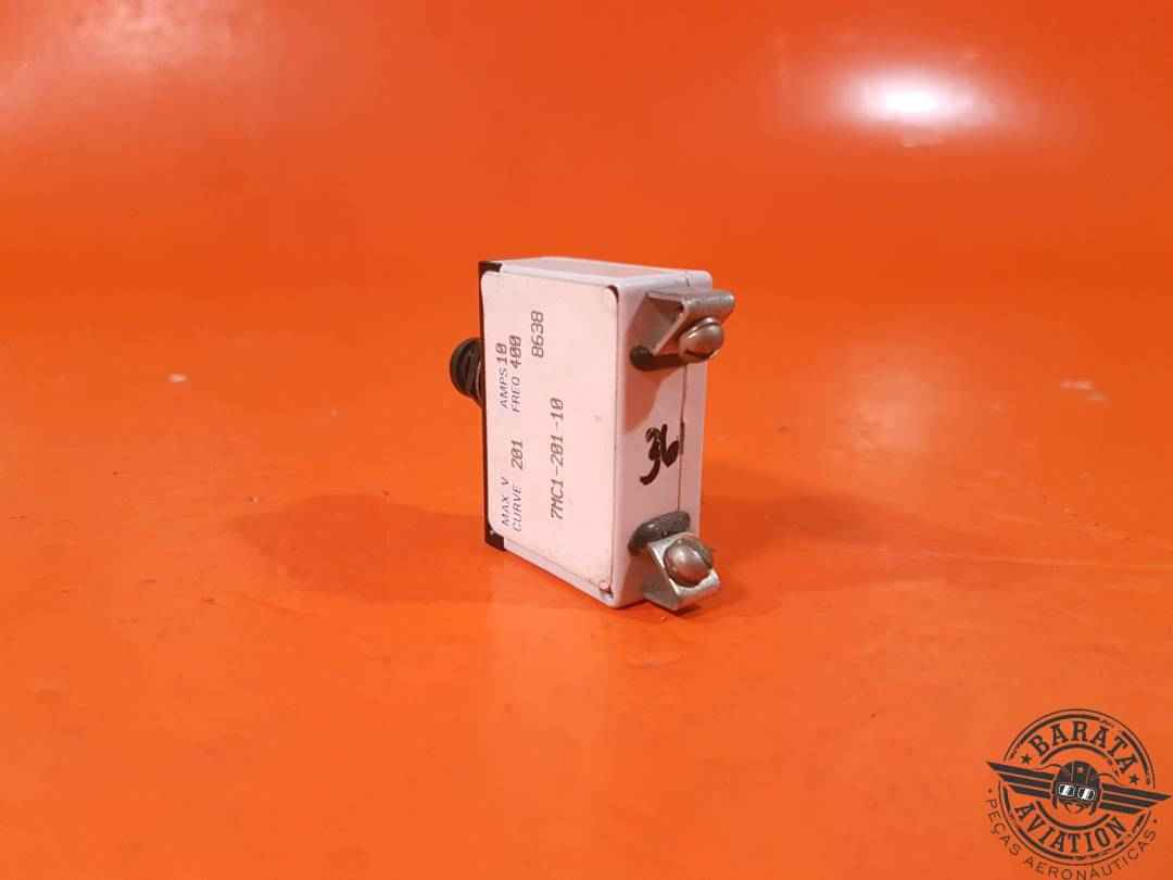 BOMBARDIER CIRCUIT BREAKER 10 AMPS P/N: 7MC1-201-10