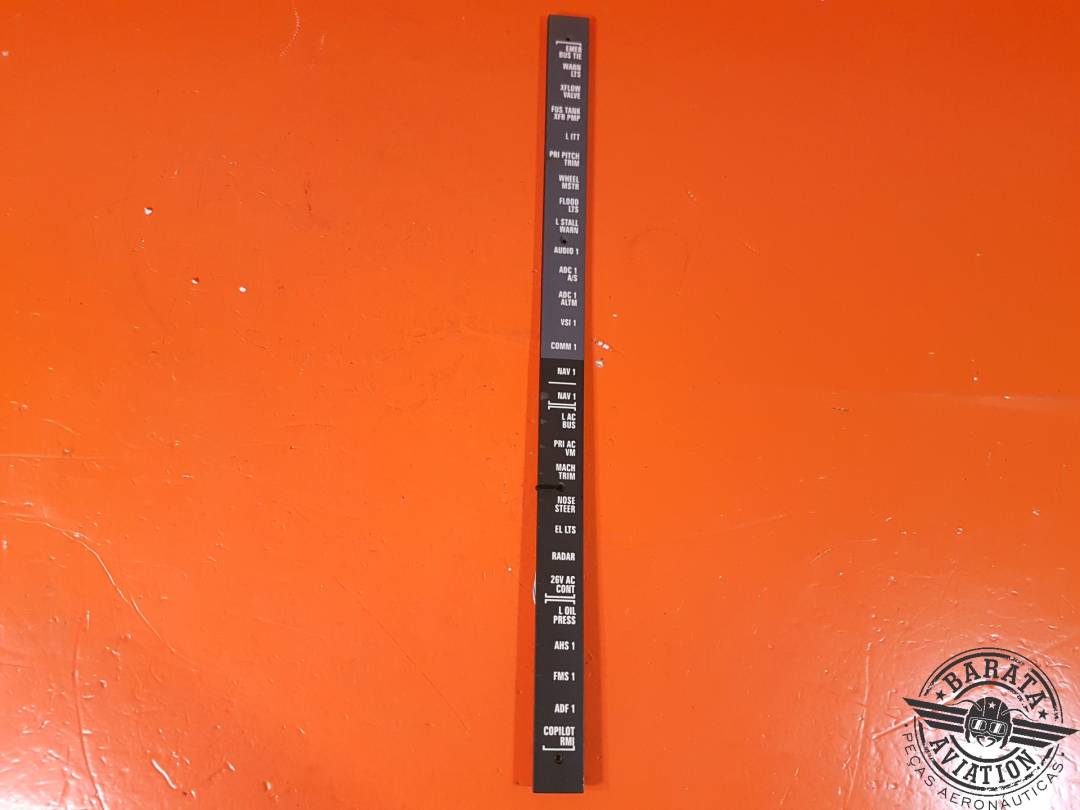 PANEL CIRCUIT BRAKER ILLUMINATED PANEL 115V 400HZ P/N: 5508817-137-1