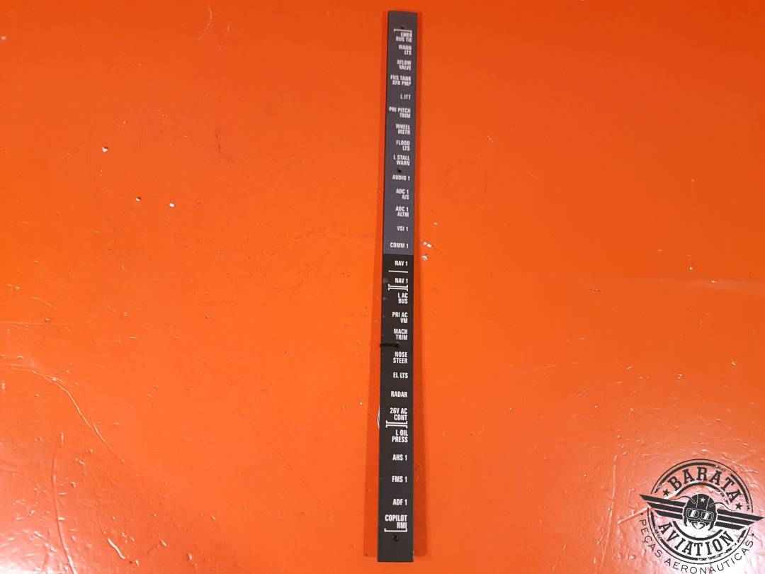 PANEL CIRCUIT BRAKER ILUMINATED PANEL 115V 400HZ P/N: 5508817-137-1