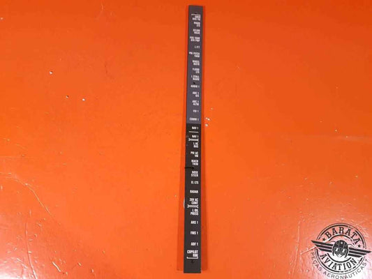 PANEL CIRCUIT BRAKER ILUMINATED PANEL 115V 400HZ P/N: 5508817-137-1