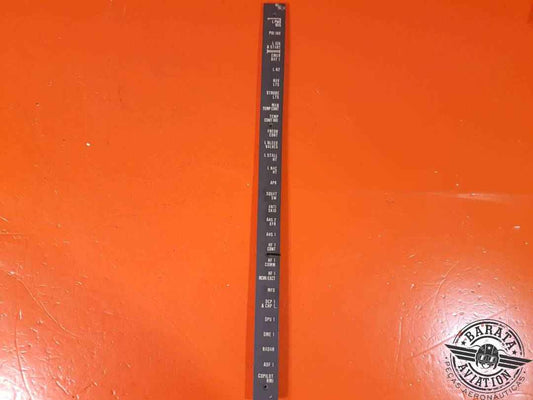 PANEL CIRCUIT BRAKER ILUMINATED PANEL 115V 400HZ P/N: 5508817-137-3