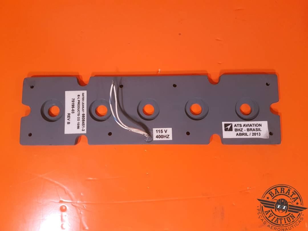 BOMBARDIER OVERLAY POTENTIOMETER DIMMER P/N: 6608451-3