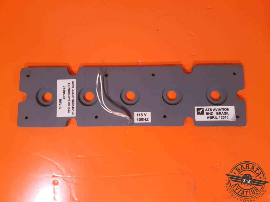 BOMBARDIER OVERLAY POTENTIOMETER DIMMER  P/N: 6608451-3