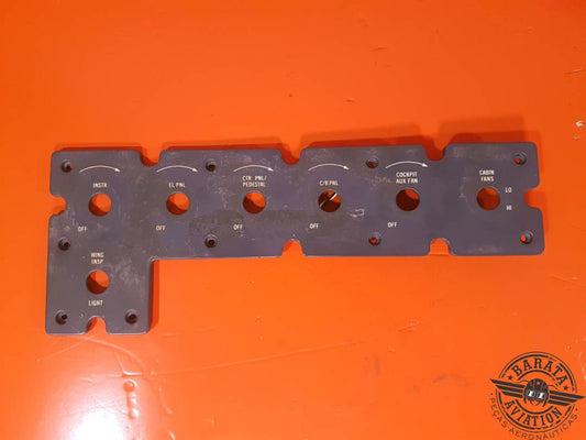 PANEL ELÉCTRICO DE SUPERPOSICIÓN BOMBARDIER N.° DE PARTE: 6608451-2