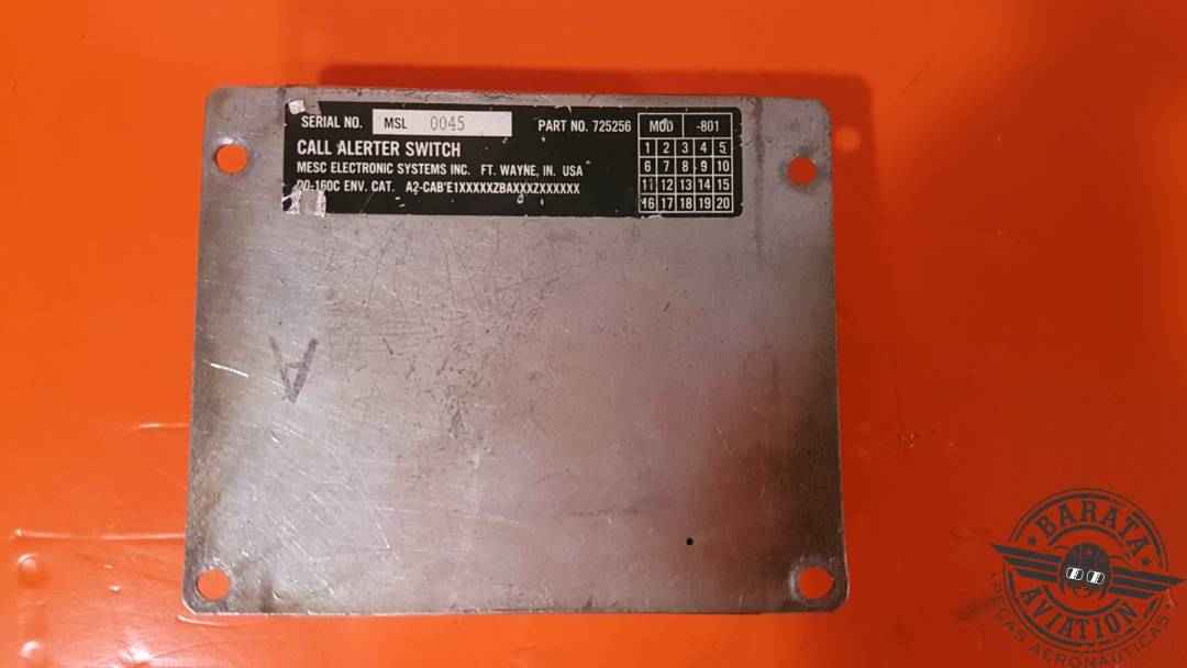 MESC ELECTRONIC CALL ALERTER SWITCH  P/N: 725256-801