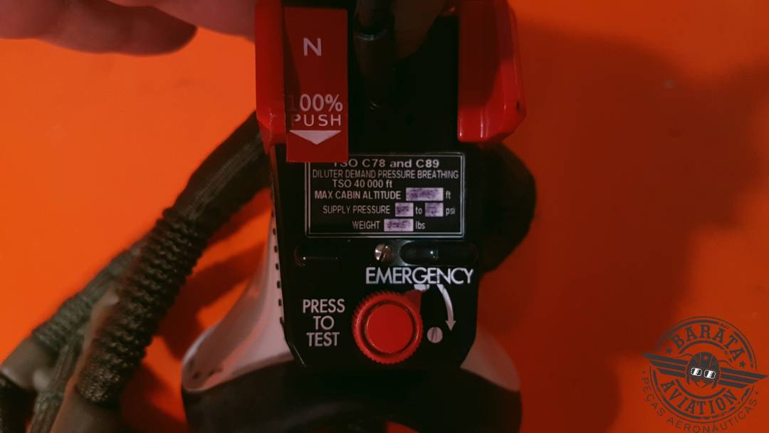 EROS CREW OXYGEN MASK ASSY P/N: MC10-15-02