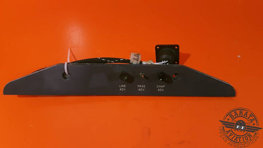 PANEL DE CONTROL DE LISTA DE VERIFICACIÓN DE GATES LEARJET P/N: 5489230-21-621