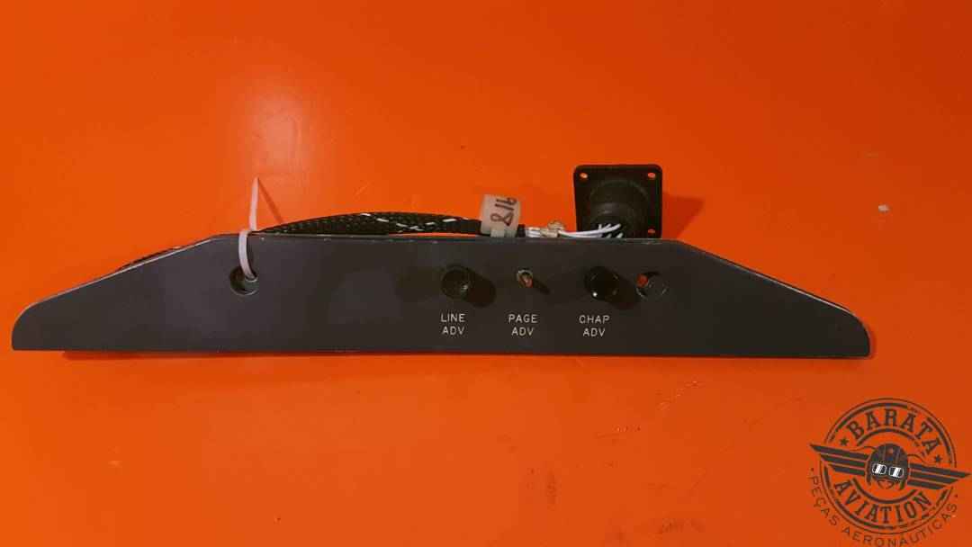 GATES LEARJET CHECK LIST CONTROL PANEL  P/N: 5489230-21-621