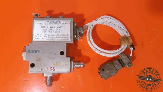 STERER/LEARJET THREE WAY VALVE ALCOHOL TANK P/N : 56360-1