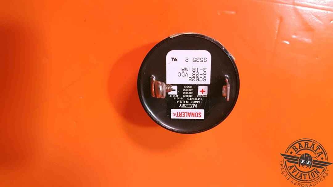 MALLORY SONALERT WARNING HORN 6-28 VDC P/N: SC628